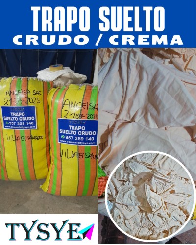 trapo suelto crudo